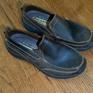 Skechers Men's Dark Brown Slip-On Loafers